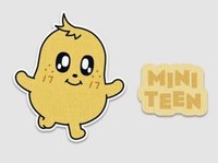 MINITEEN 別針襟章 