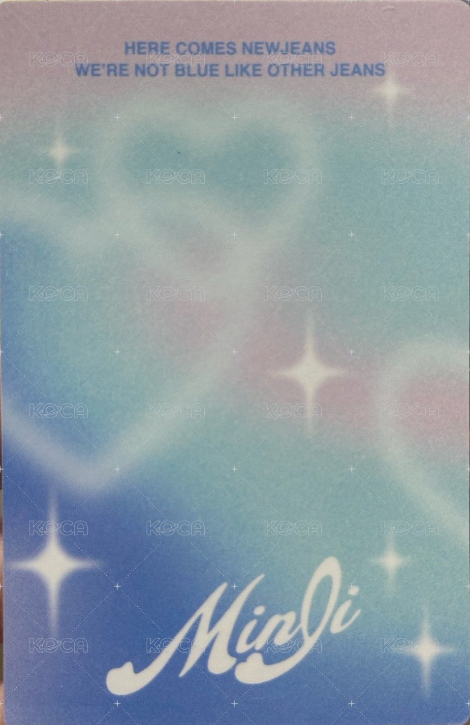 Get Up 周邊卡 快閃卡包 1.0藍 背面