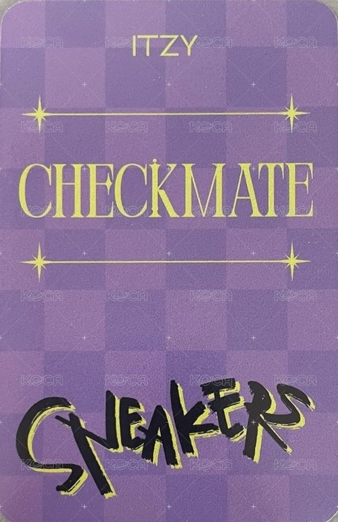 CHECKMATE sw 2.0 簽售卡  背面