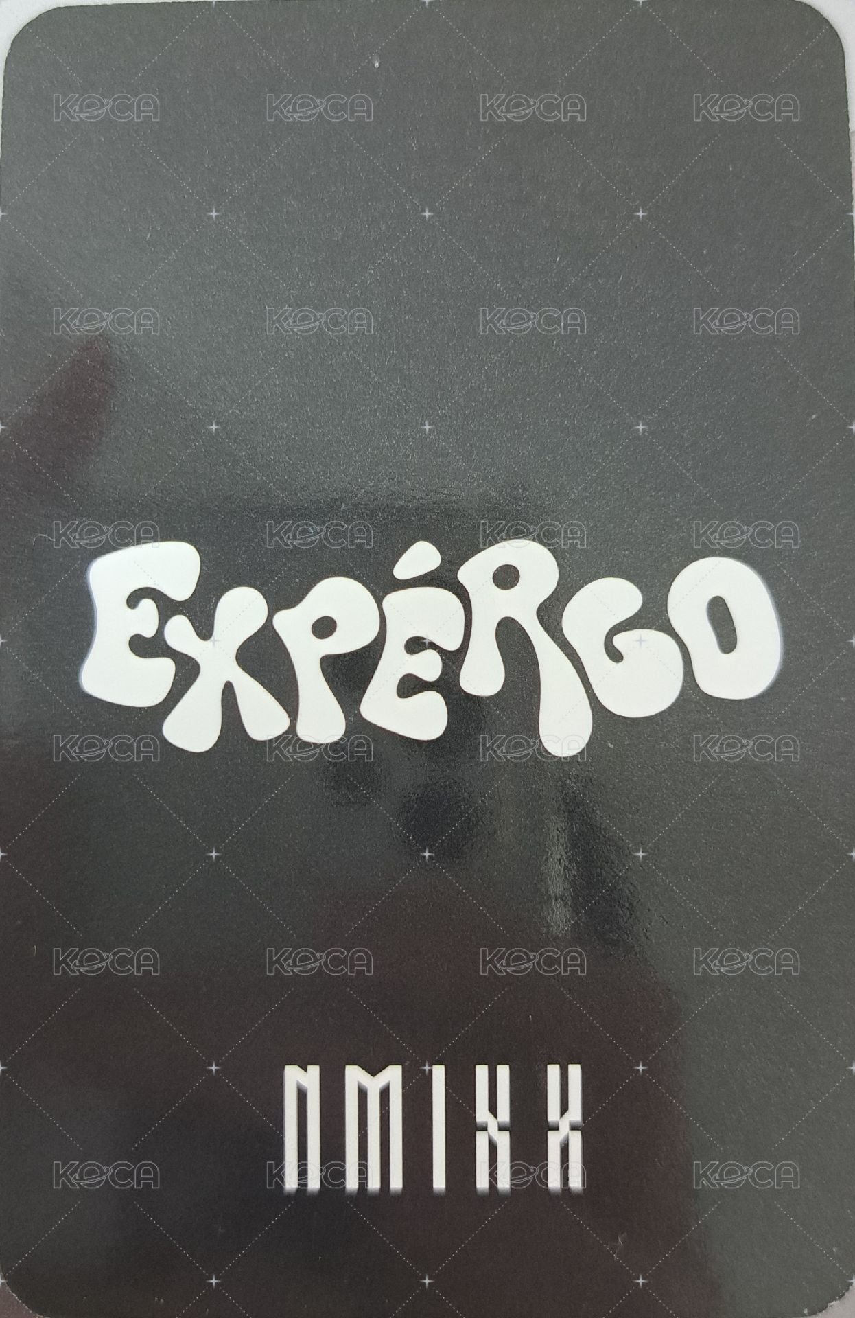 expérgo mk 預售 特典卡 裴 背面