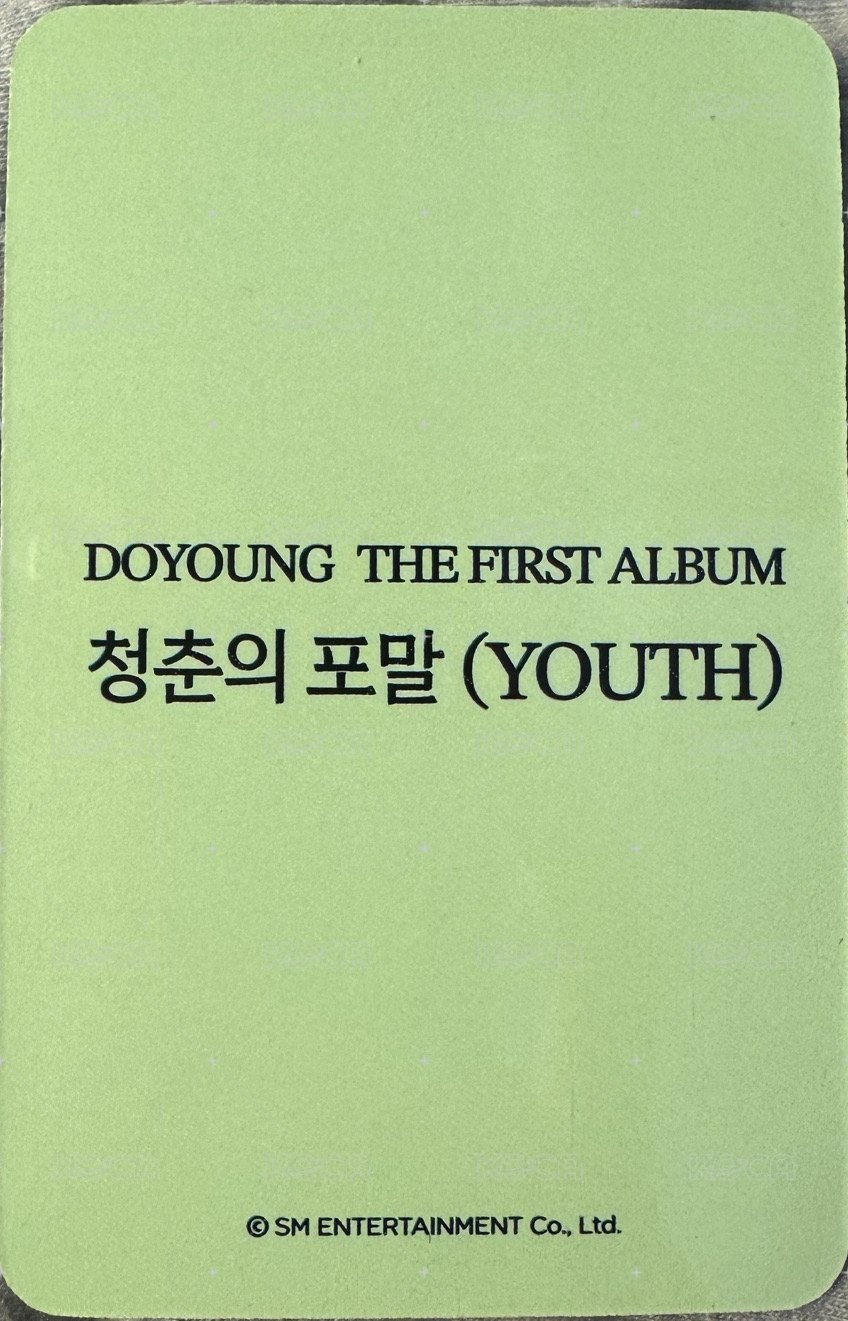 青春的泡沫 mk 簽售卡  背面