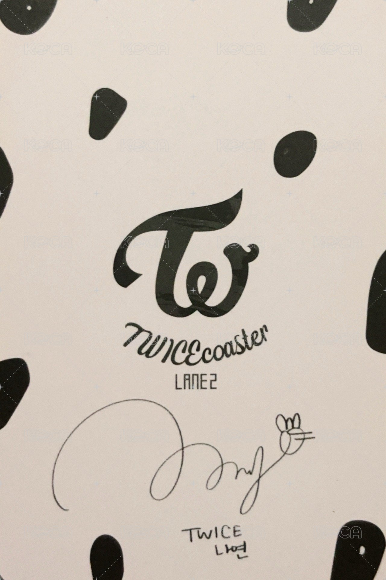 TWICEcoaster: LANE 2 專輯卡  背面