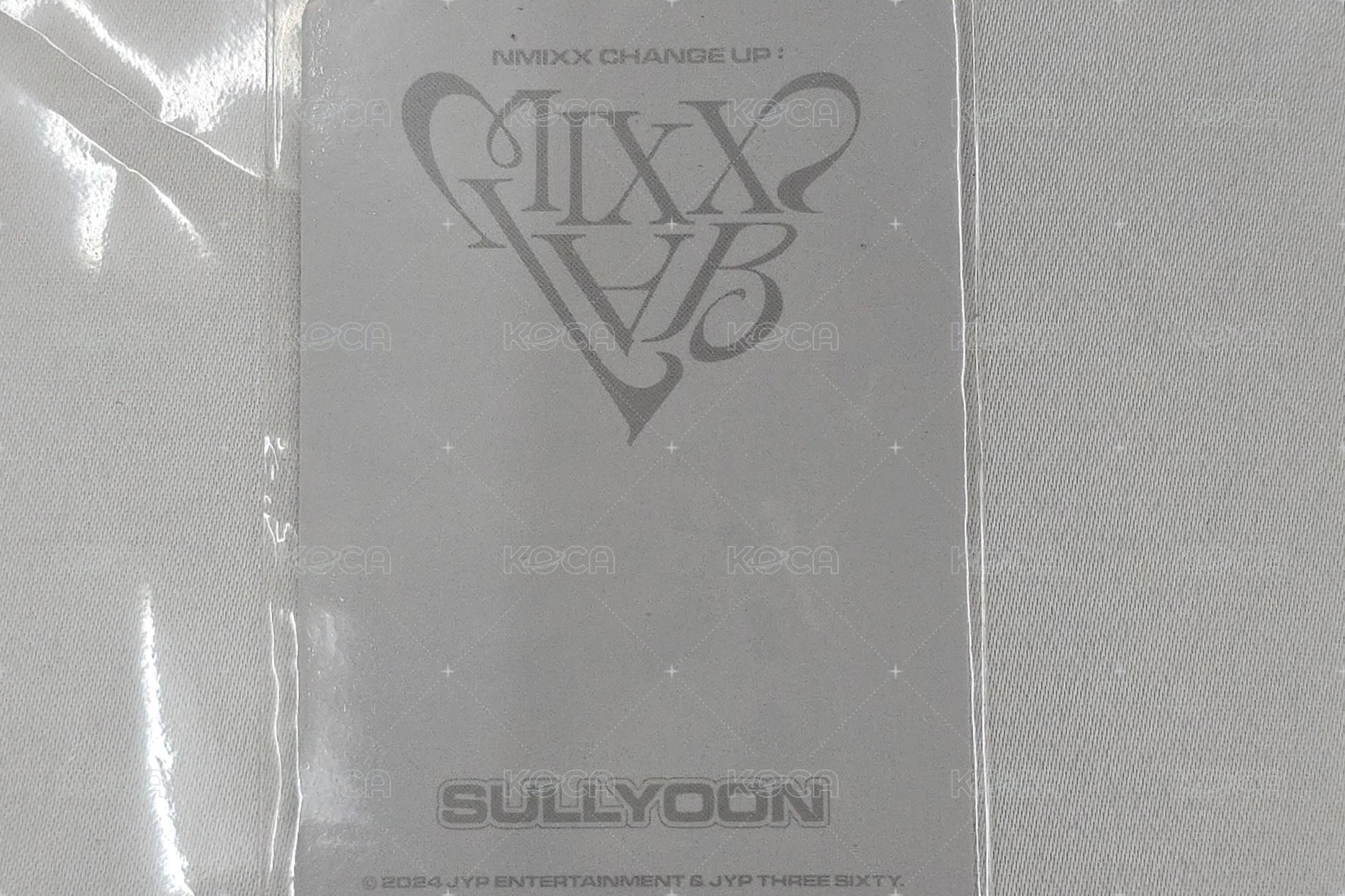 MIXX LAB jyp 線下 滿額卡  背面