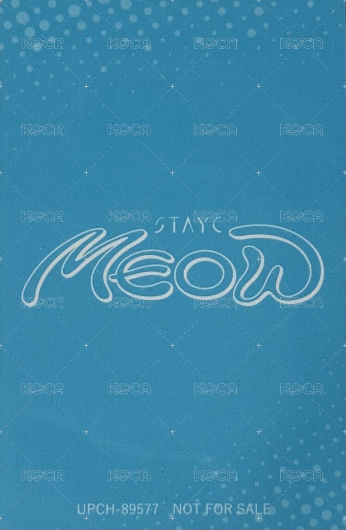 MEOW 專輯卡  背面