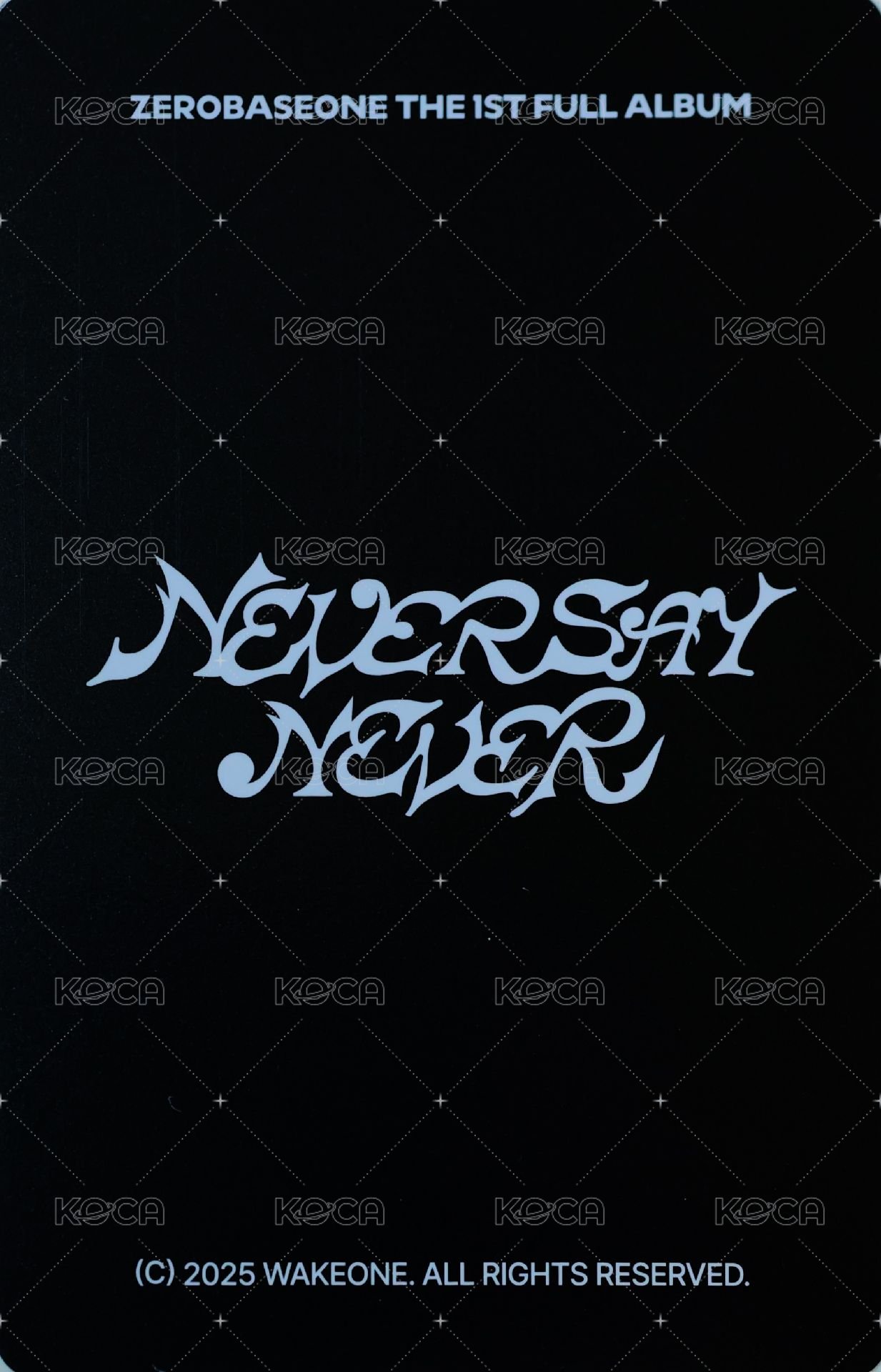 正1MD 隨機卡 ORDINARY ver. 背面