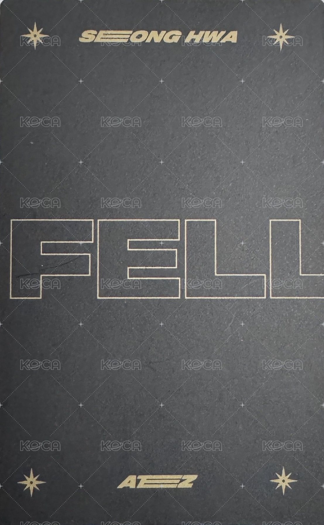 Map the Treasure 演唱會 DVD / CD 卡  背面