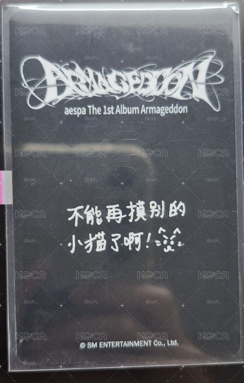 aespa Karina 正規一 kms特典 預售v2柚