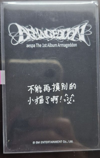 aespa Karina 正規一 kms特典 預售v2柚