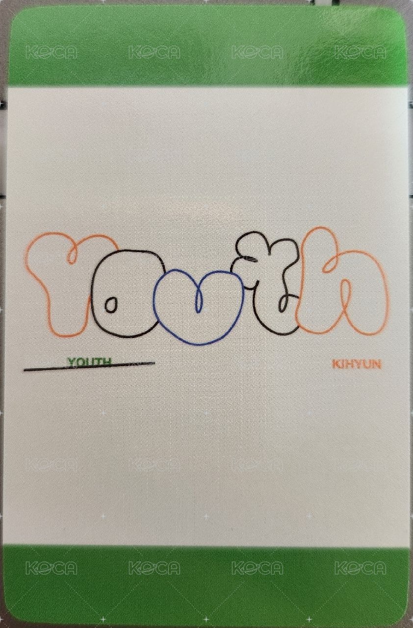 YOUTH wm 特典卡  背面