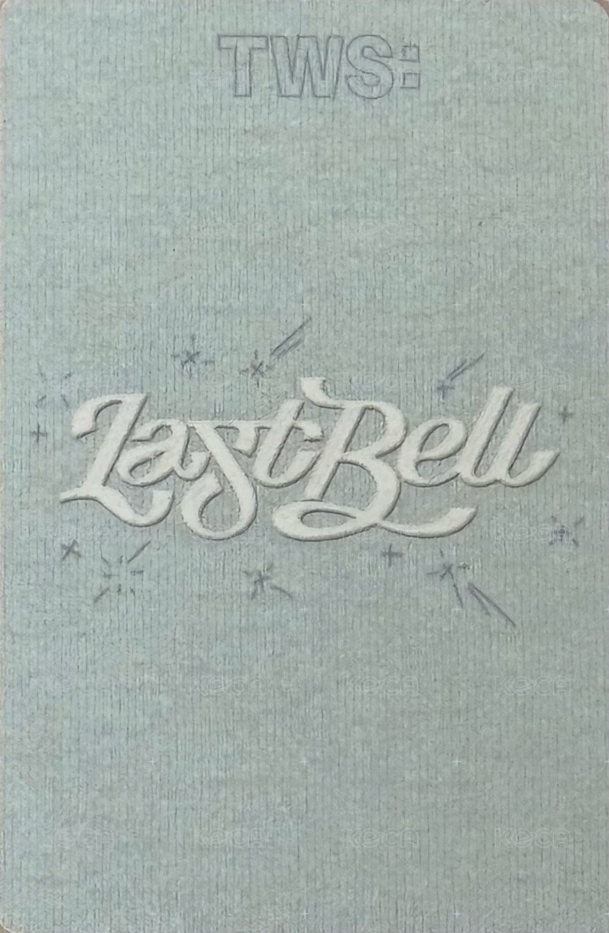 Last Bell 專輯卡 單封 背面