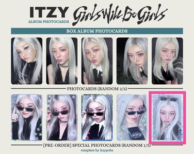 ITZY girls will be girls CASSETTE TAPE BLACK VER.