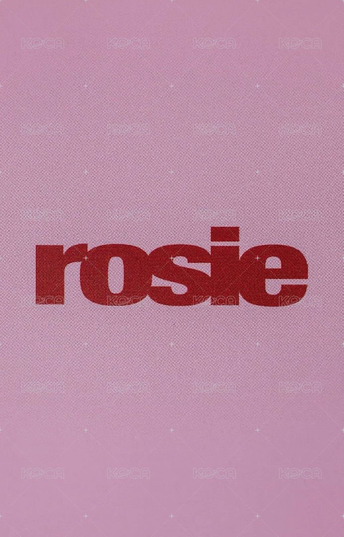 rosie k4 特典卡 預售 背面