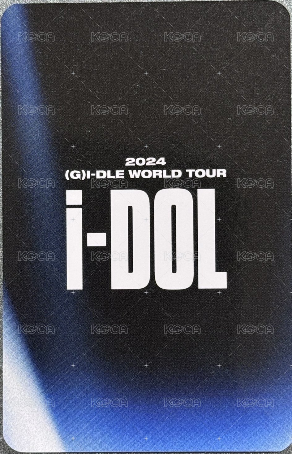 24’演唱會 iDOL 隨機卡 卡包卡 背面