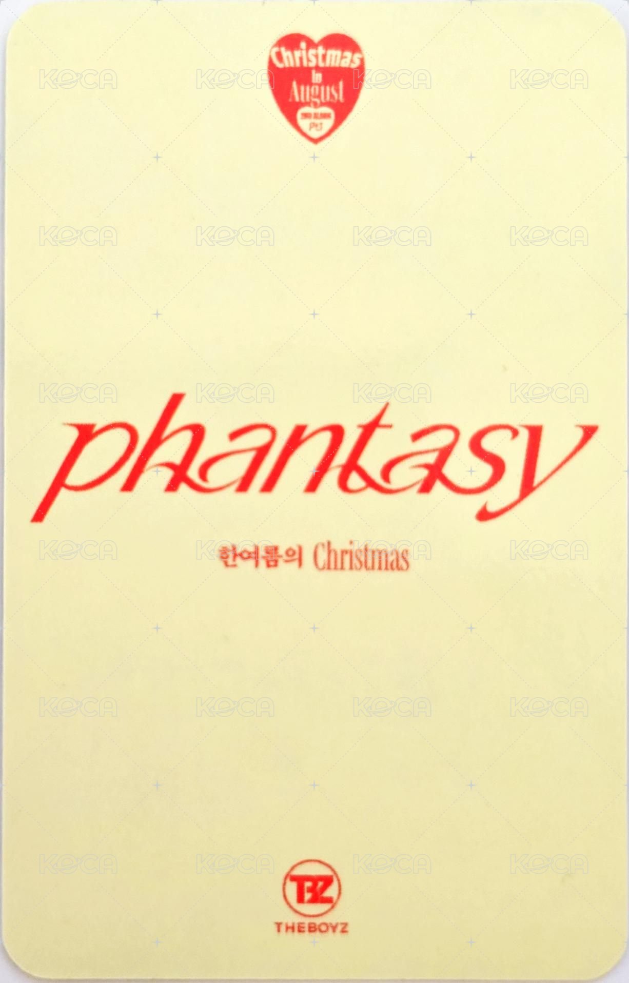 PHANTASY Pt.1 Christmas In August 專輯卡  背面