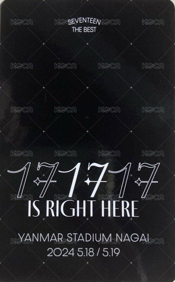 精選專 wvs 大阪 入場卡 / 場限卡  背面