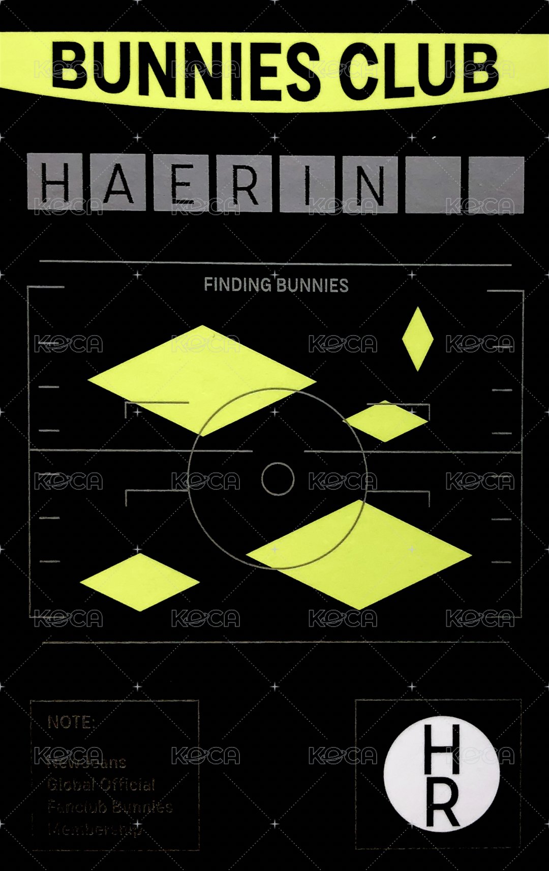 二期會員 會員禮卡  背面