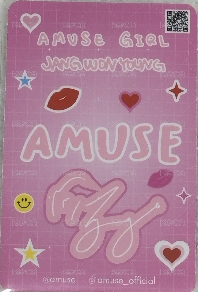 AMUSE 代言卡 6.0 背面