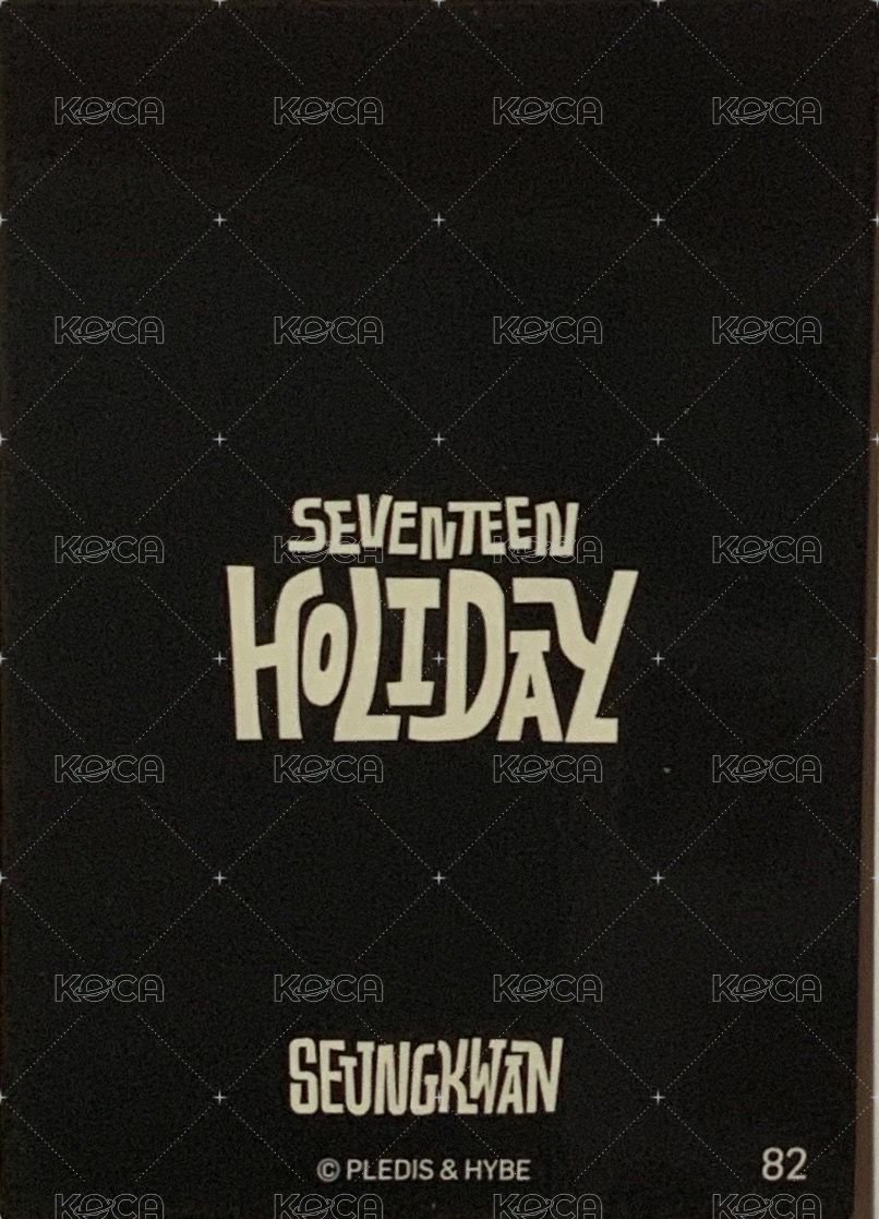 25‘FM｜HOLIDAY 隨機卡  背面