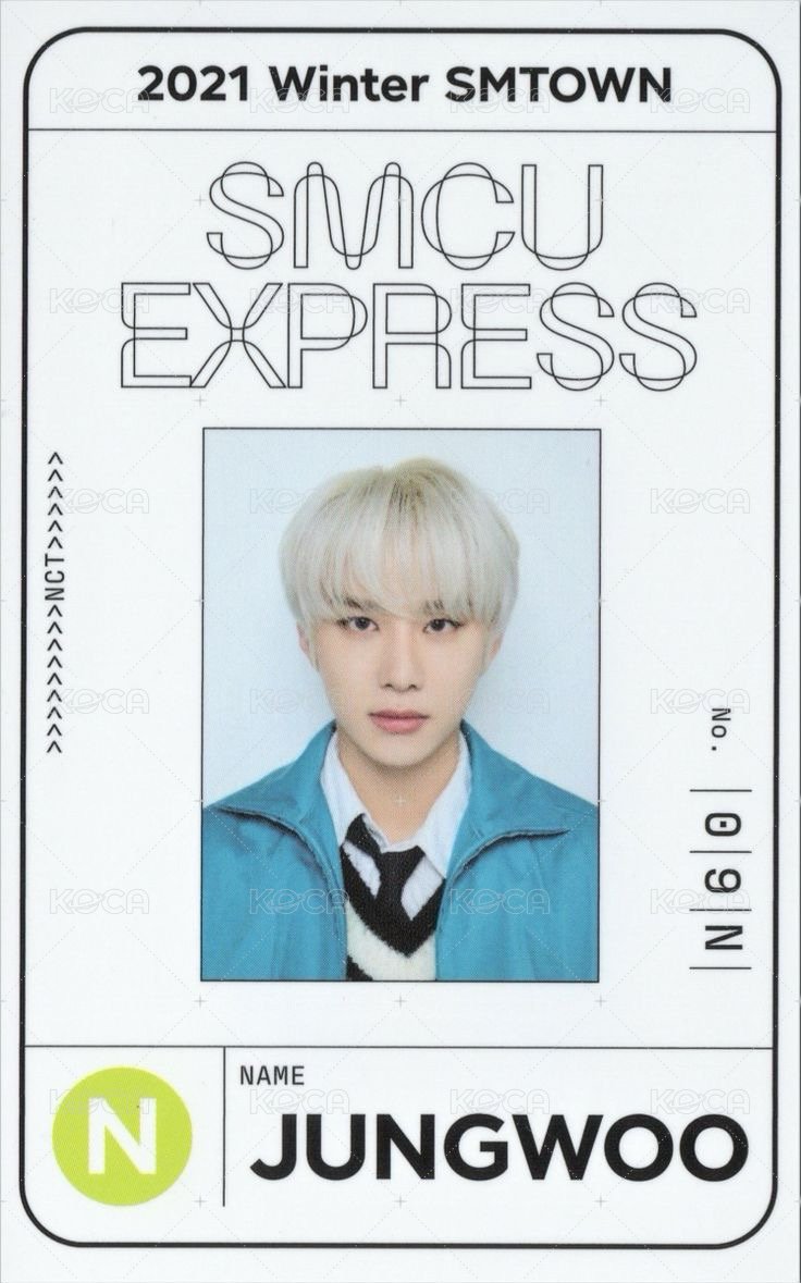 2021 Winter SMTOWNSMCU EXPRESS 專輯卡  正面
