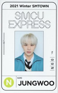 2021 Winter SMTOWNSMCU EXPRESS 專輯卡 
