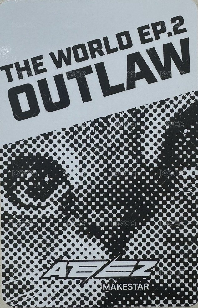 Outlaw ms 3.0 特典卡 白貓 ver. 背面