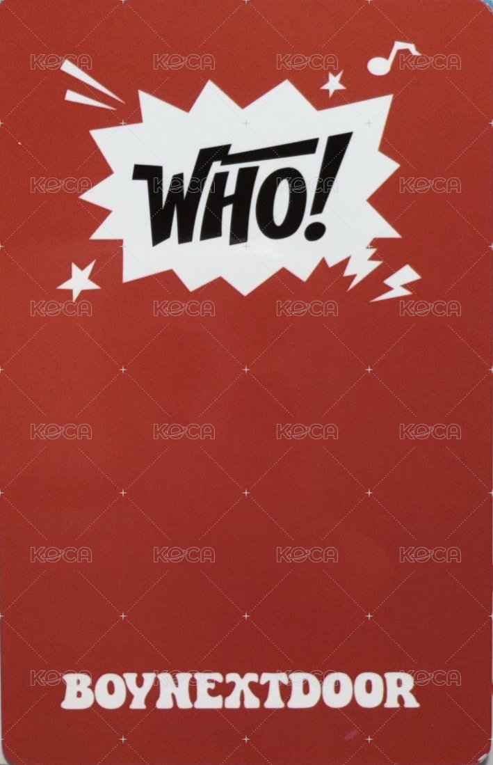 WHO! yzy 2.0 幸運卡 2 背面