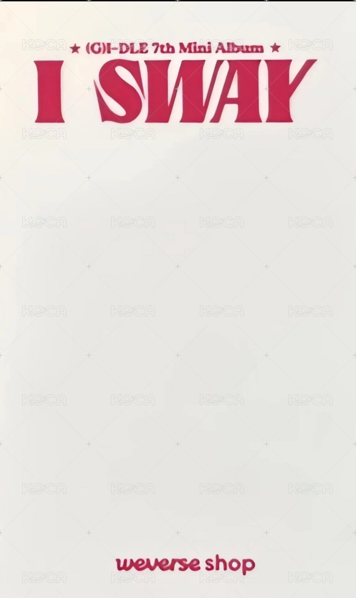 I SWAY wvs C版 直播卡  背面