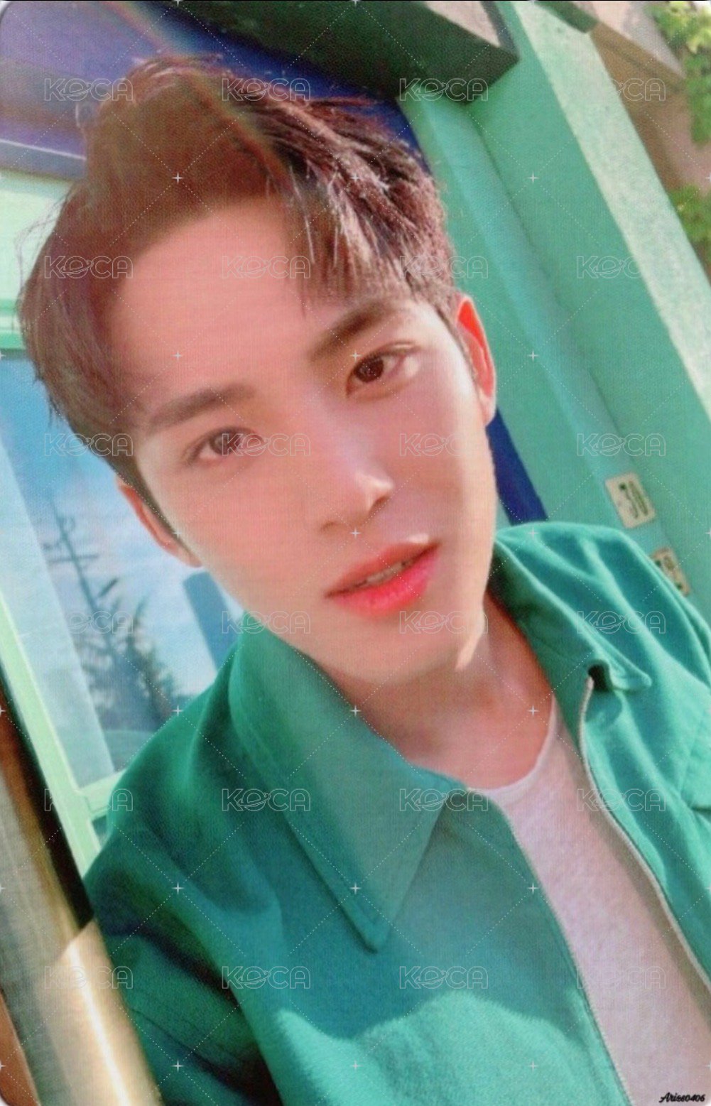 MINI8 yzy B 簽售卡  正面