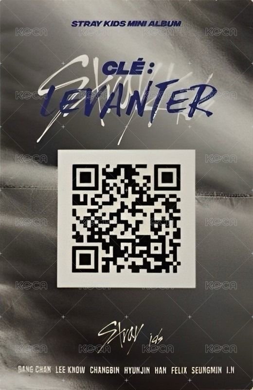 Clé : LEVANTER 專輯卡 銀 ver. 背面