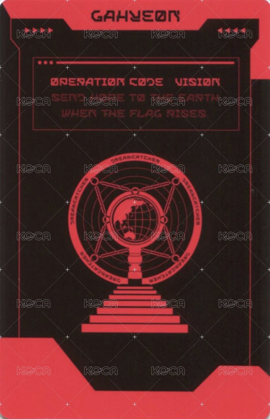 迷你七輯 專輯卡 特務卡 背面