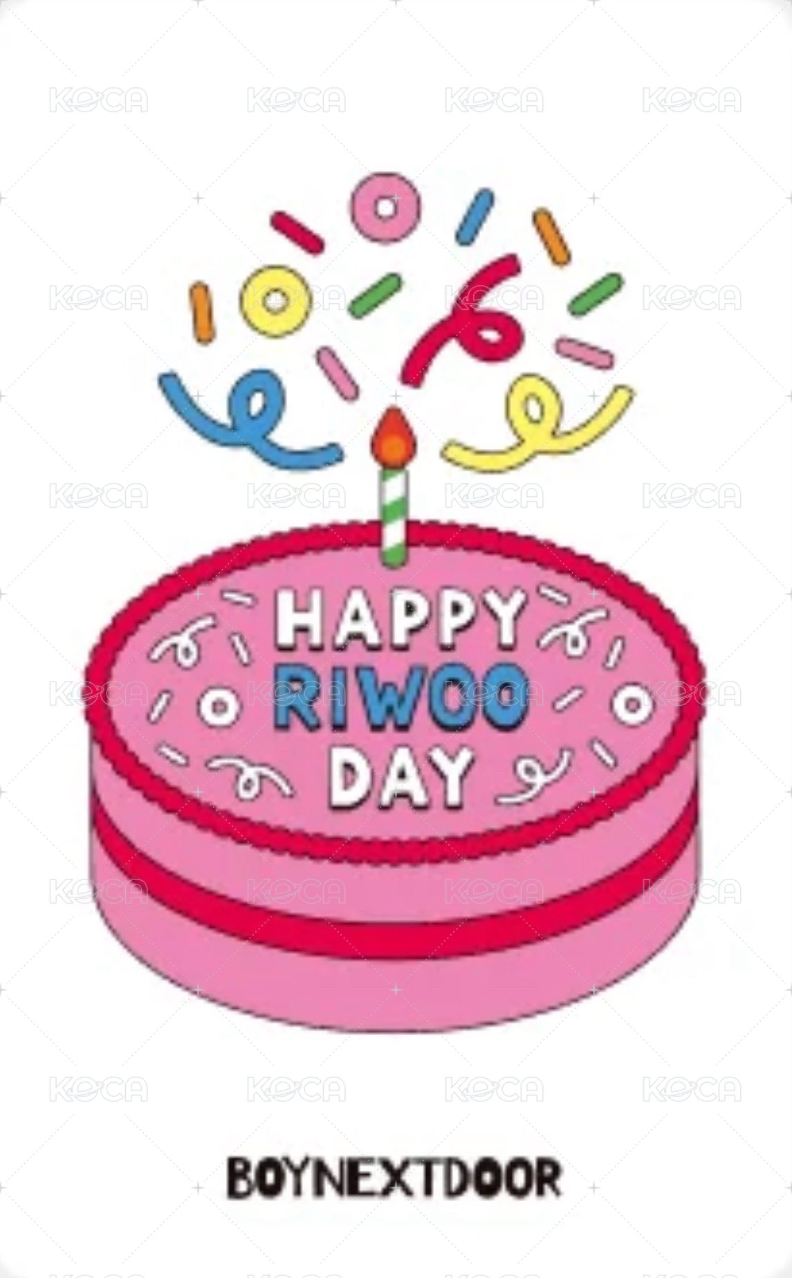 24 生日 wvs 周邊卡 2 吐舌 背面