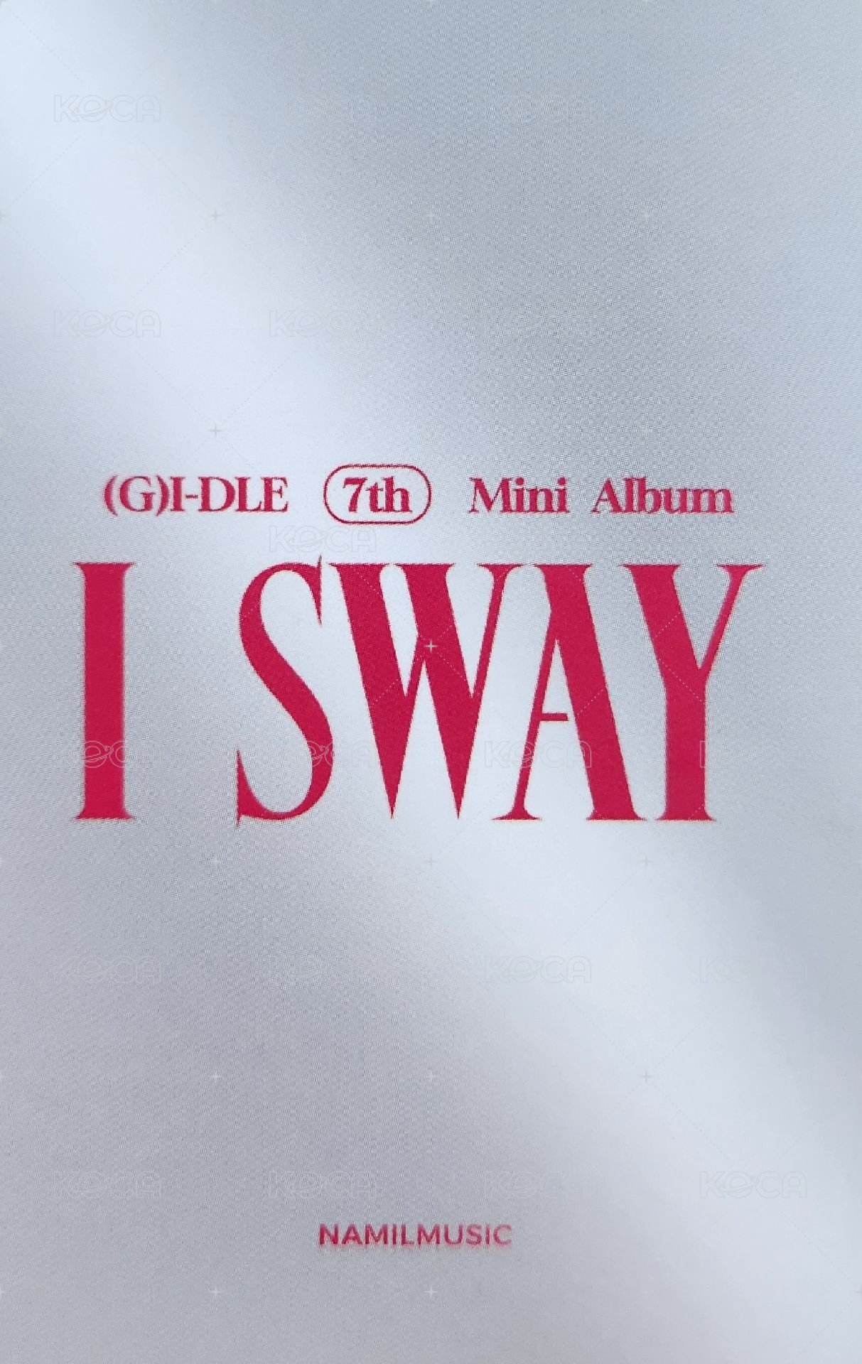 I SWAY 楠藝 6.0線下 幸運卡 台北場造型 背面