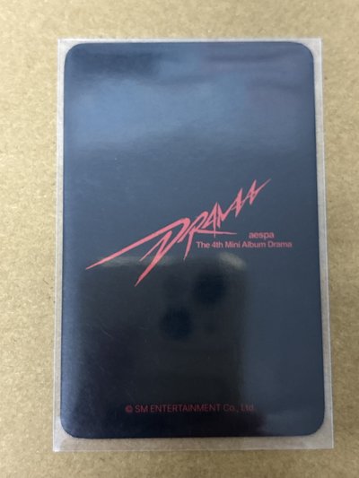 aespa Karina 柚子 Drama el 簽售卡 簽售柚 Karina