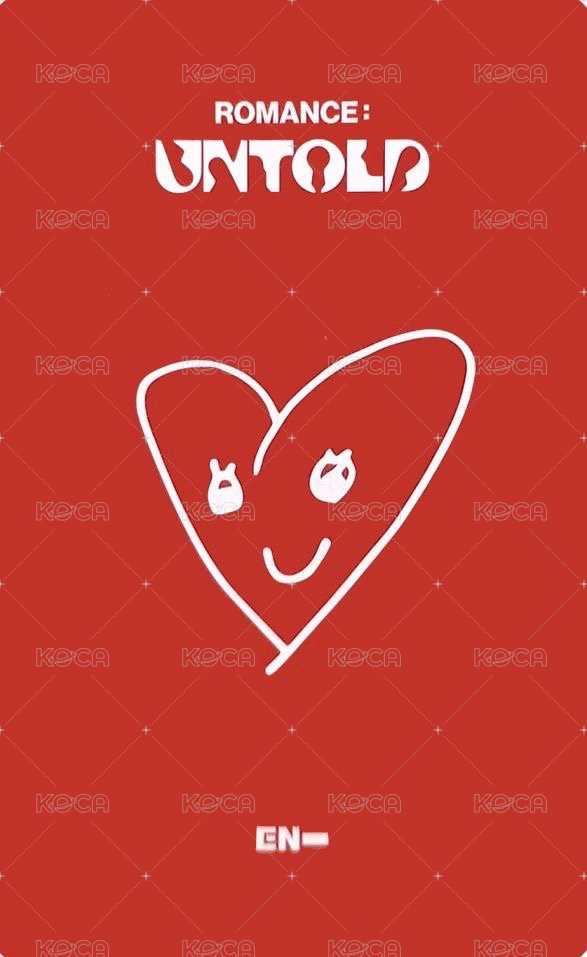 正二 專輯卡 ENGENE ver. 背面