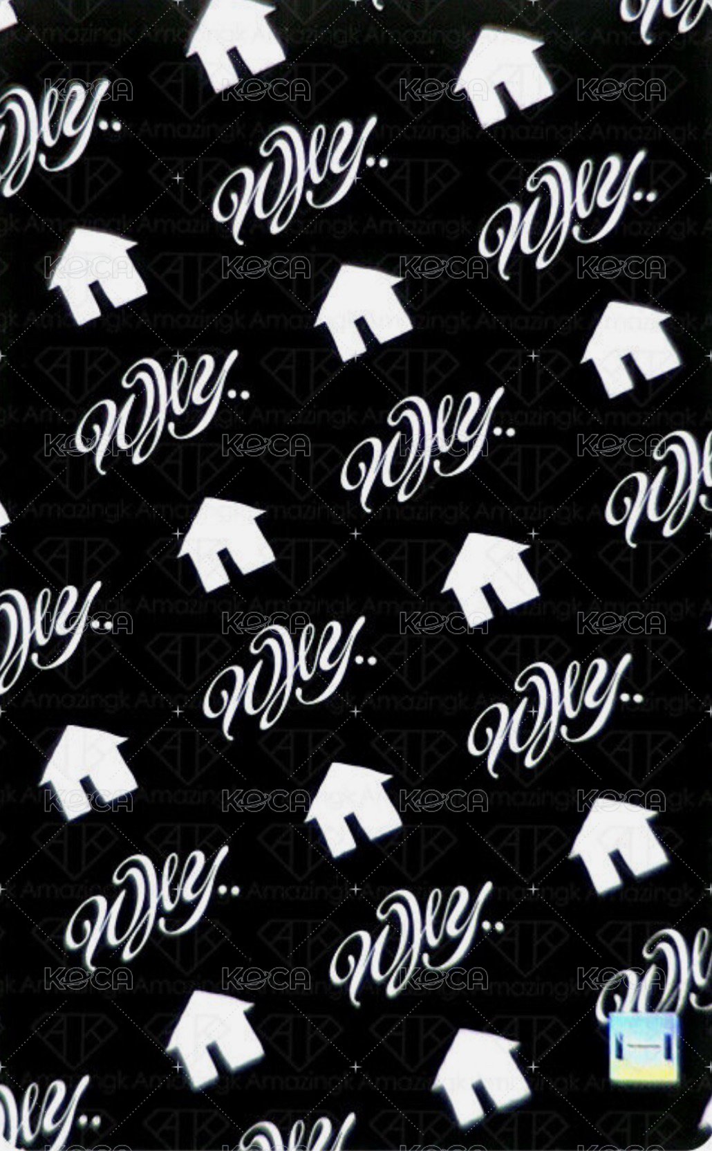 WHY.. m2u 1.0 幸運卡 西裝 背面