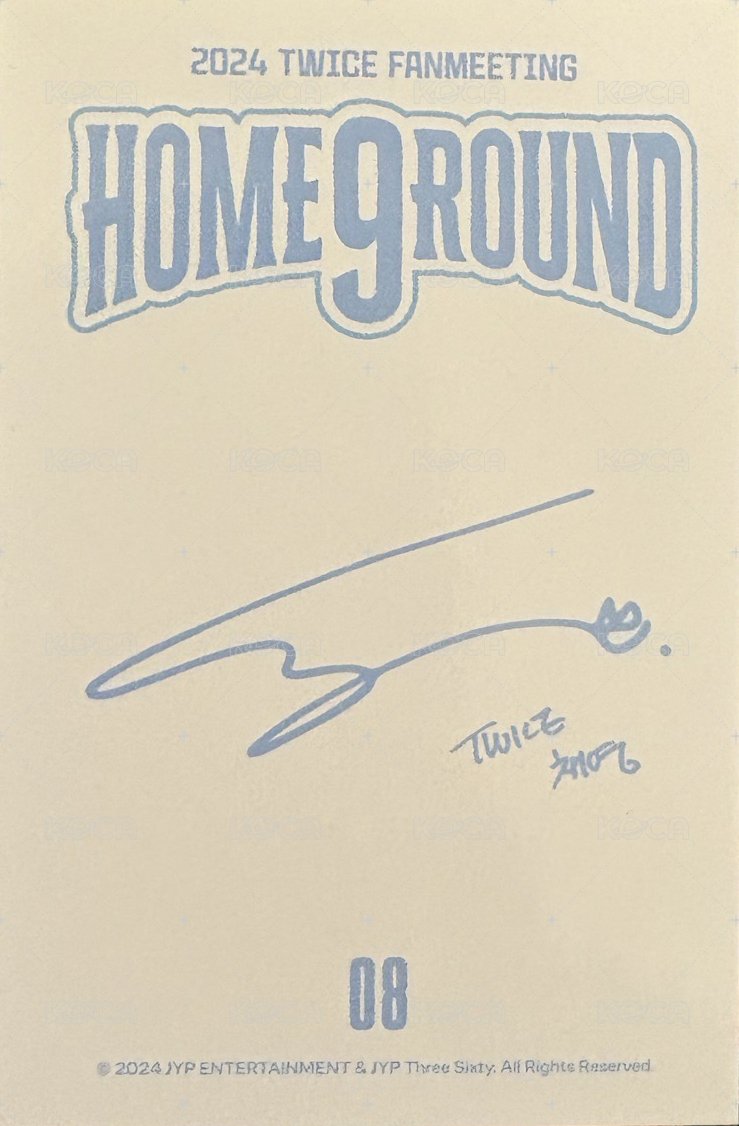 24’FM 九週年 隨機卡 自拍 背面