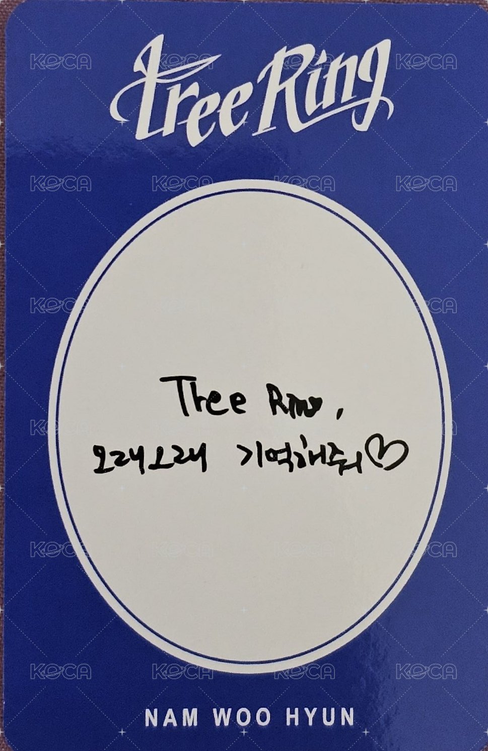 Tree Ring k4 幸運卡  背面