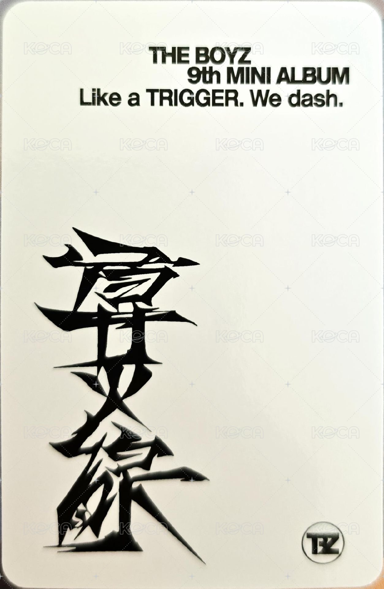 TRIGGER (導火線) 專輯卡  背面