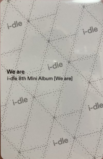 I-dle娃 迷八美專專卡妮 target專卡妮