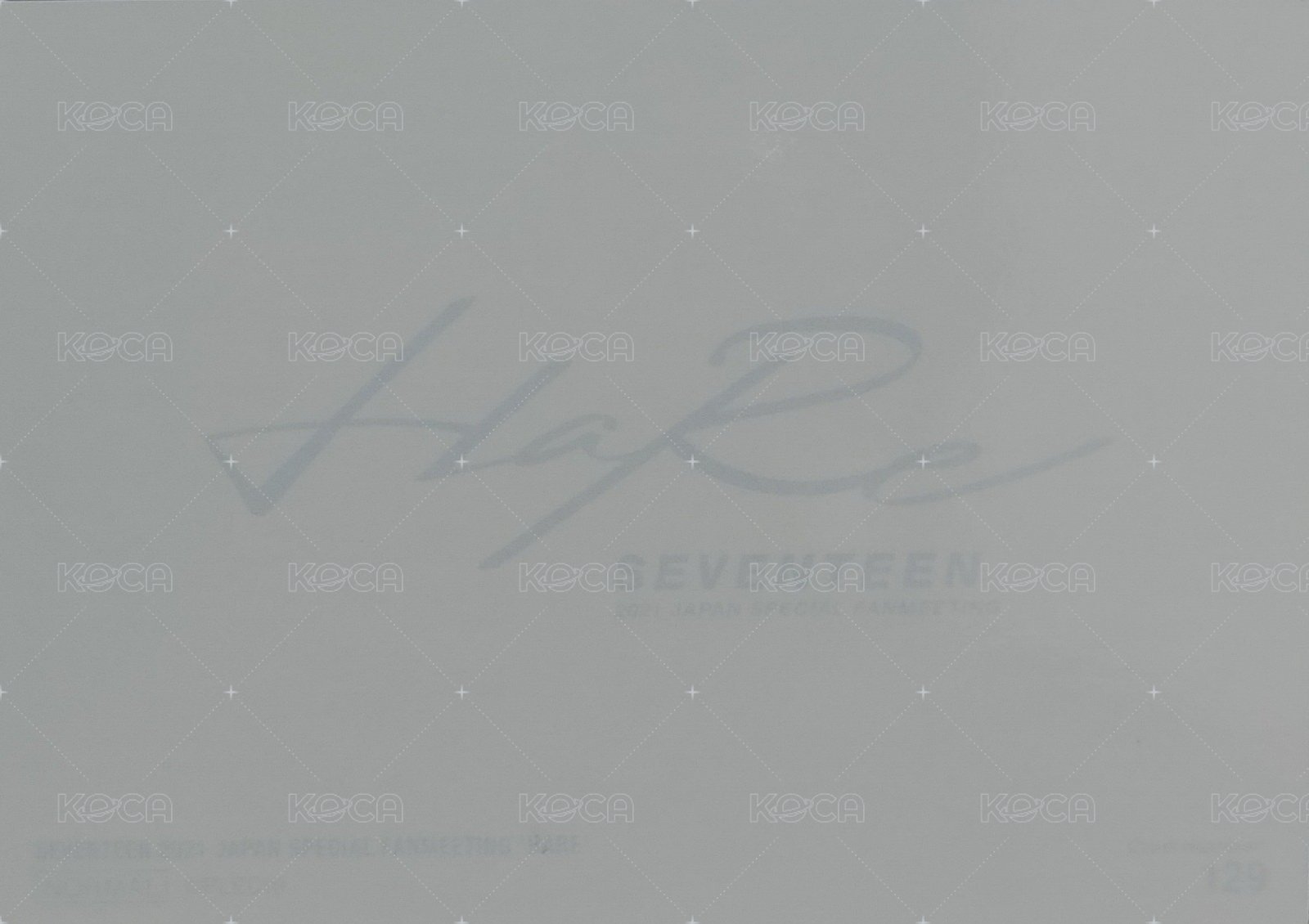21‘FM｜HARE 隨機卡  背面