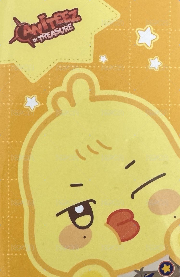 ANITEEZ IN TREASURE 周邊卡 SOFT CAN BADGE 背面