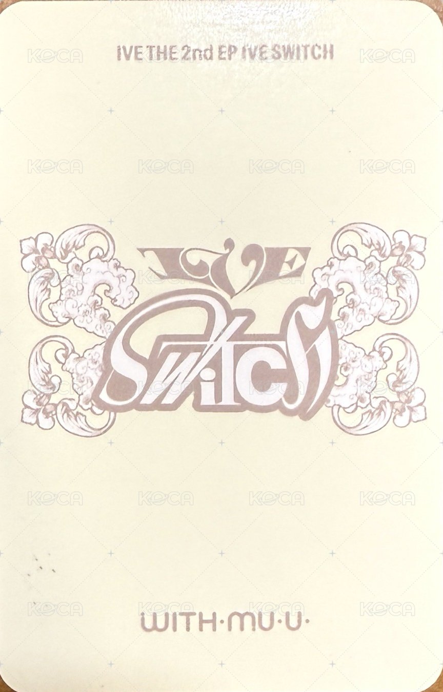 IVE SWITCH wm 6.0 幸運卡  背面