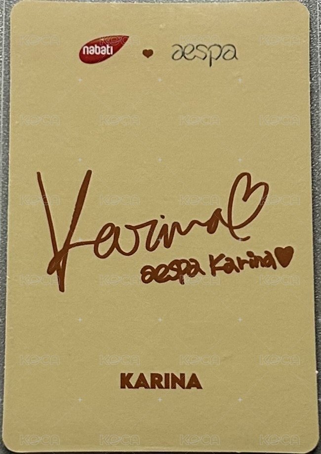 代言卡 nabati餅乾柚 背面