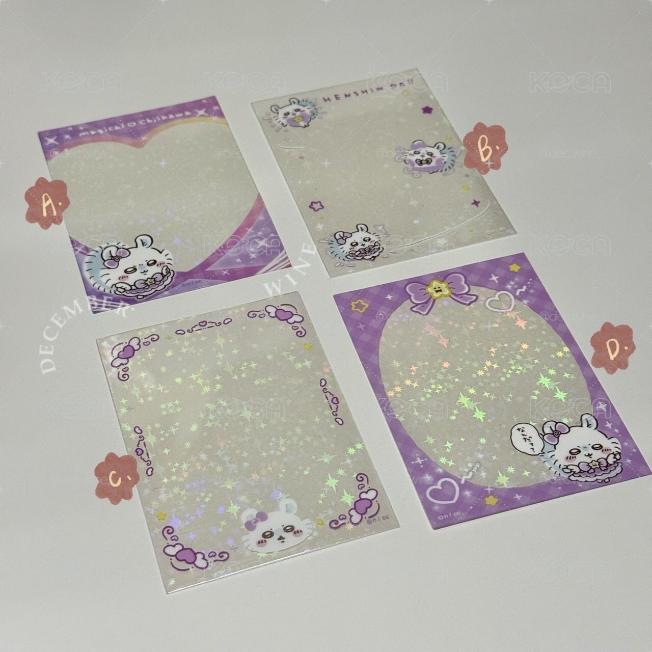 <現貨>魔法小桃細閃卡套