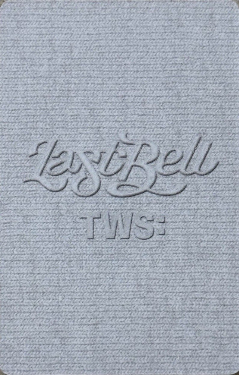 Last Bell 日咖 單封 特典卡  背面