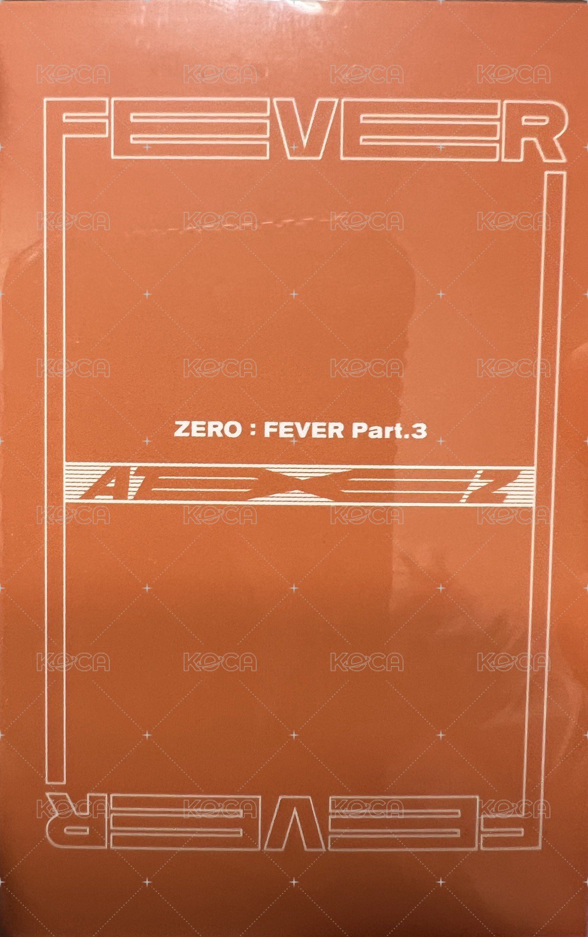 FEVER再版專 專輯卡  背面