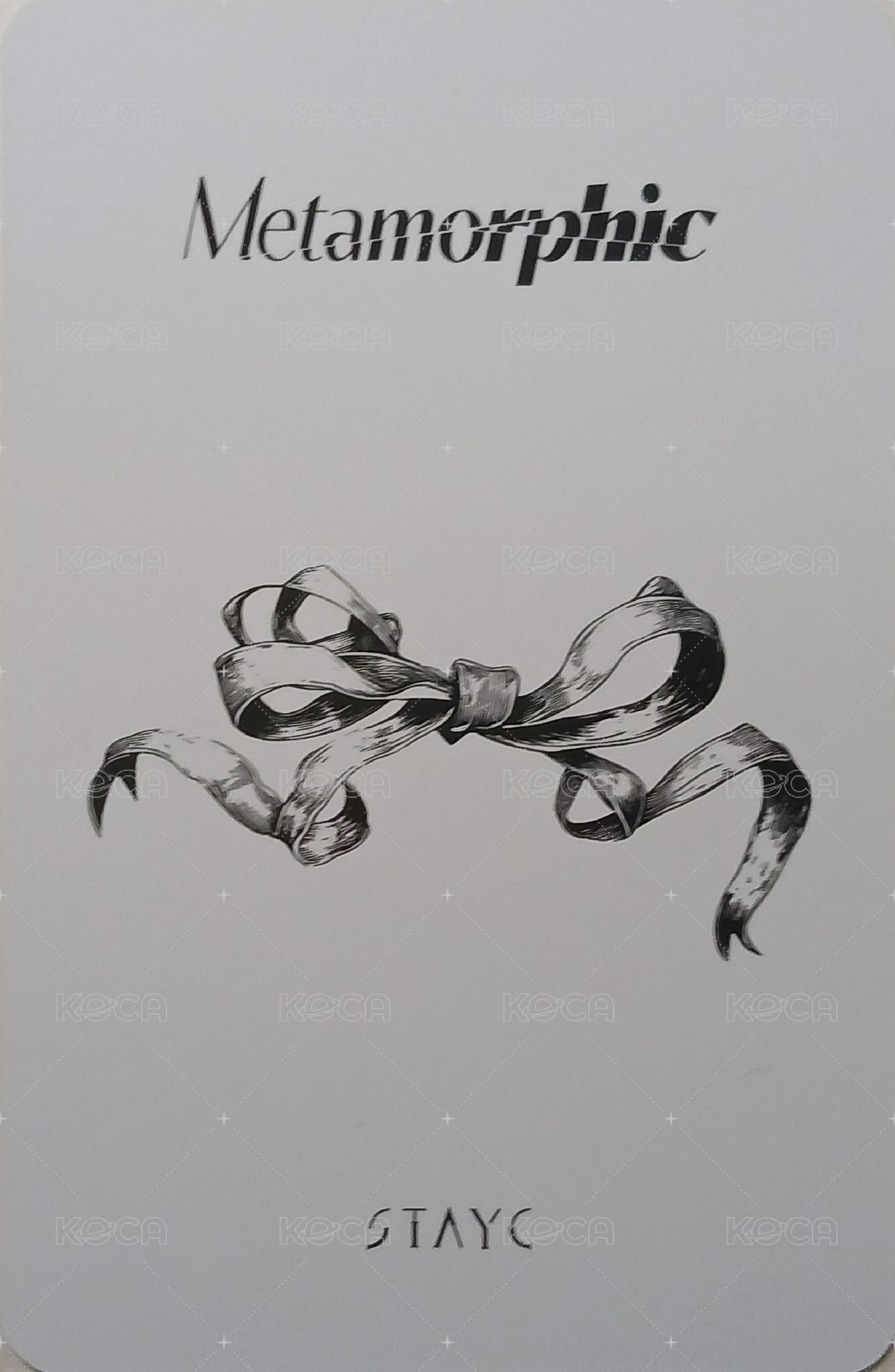 正規一 周邊卡  背面