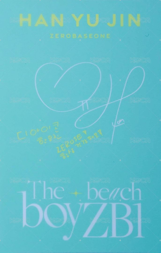 DICON 雜誌卡 單封卡 背面