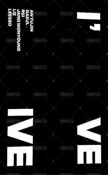 I've IVE 星船 特別版 特典卡  背面