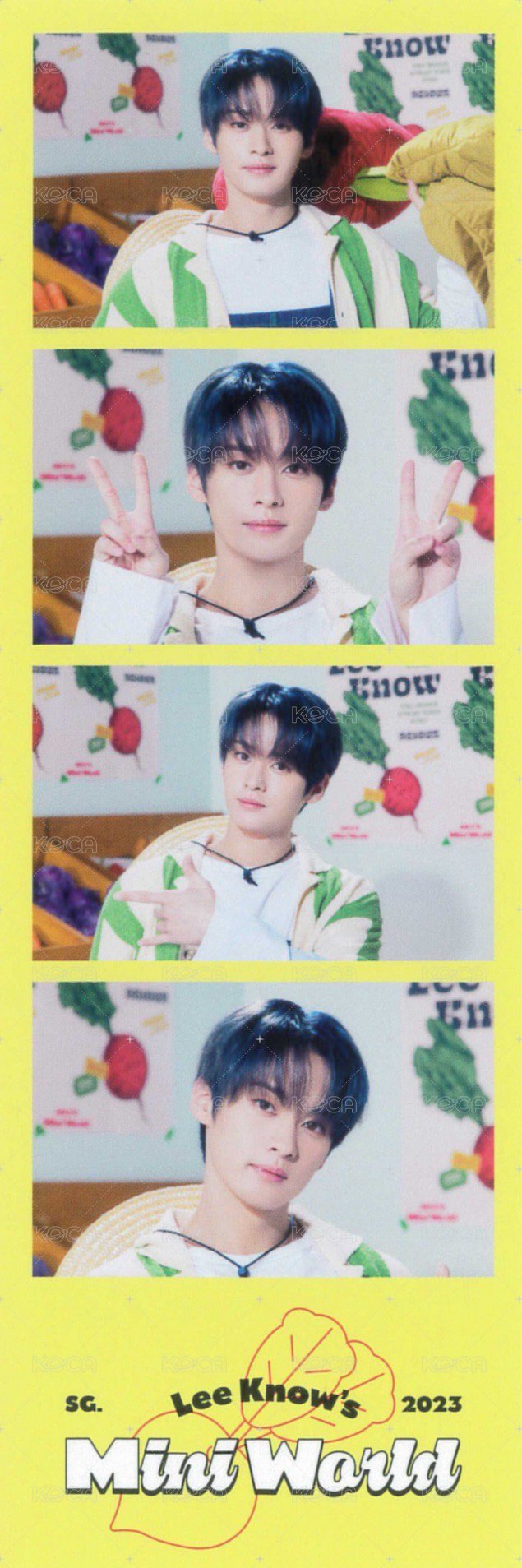 2023 年曆 人生四格卡  正面